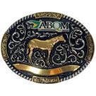 Fivela ABQM Cavalo Quarto De Milha Country Rodeio Original