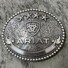 Fivela Ariat Prata Importada Oval A37061 Cor:PrataTamanho:Único