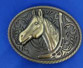 Fivela Cavalo Country Alto Relevo