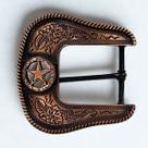 Fivela Country Acobreada Pino Movel Cowboy Rodeio Luxo New