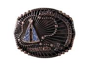 Fivela Country Cowboy Nossa Senhora Aparecida Terço