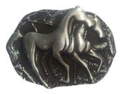Fivela Country Para Cinto Cowboy Cavalo Dourada Ou Prata