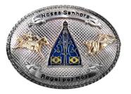 Fivela Cowboy Country Nossa Senhora Aparecida Oval