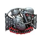 Fivela de cinto Big Machine Skull and Motorcycle para homens Fivela de cinto Big Machine Skull and Motorcycle para homens