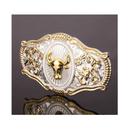 Fivela de Cinto Country Clássica Cabeça de Boi Vaquejada Rodeio Cavalgada