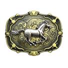 Fivela de cinto Running Horse Vintage Western Cowboy para homens