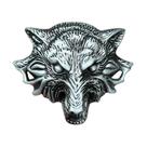 Fivela de cinto Wolf Head 3D Metal Alloy Skull and Wolf Design Fivela de cinto Wolf Head 3D Metal Alloy Skull and Wolf Design
