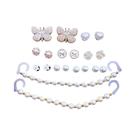 Fivela De Sapato Com Corrente De Flores E Borboletas Douradas Com Pontos De Diamante, Decorações DIY Fivela De Sapato Com Corrente De Flores E Borboletas Douradas Com Pontos De Diamante, Decorações DIY