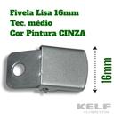 Fivela Lisa 16mm Tecido Médio - Pintura Cinza 1.000un P11A Fivela Lisa 16mm Tecido Médio - Pintura Cinza 1.000un P11A