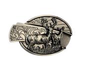 Fivela para Cinto pocket knife Animal Cervo