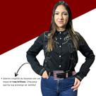 Fivela Quadrada Country Feminina Com Strass Texana