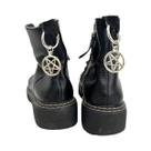 Fivelas De Metal Para Sapatos Femininos, Pentagrama, Estrela, Cruz, Coração, Ganchos De Pressão,