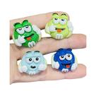 Fivelas De Resina De Desenhos Animados Infantis 4-10 Peças MM Chocolate Engraçadas DIY Pulseiras