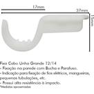 Fixa Cabo Unha 12X14 Md C/100 Sfor