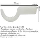 Fixa Cabo Unha 14X18 Gd C/100 Sfor