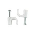 Fixa Fio Evus C-105 para Cabo RG6 8mm Pacote 100 Unidades Branco Fixa Fio Evus C-105 para Cabo RG6 8mm Pacote 100 Unidades Branco