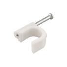 Fixa Fio Redondo 10mm Branco Com 20 Vonder