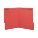 Fixador de aba reforçado Folder Staples 807791, letra vermelha