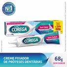 Fixador De Dentadura Corega Ultra Sem Sabor 68g Leve 68g Pague 50g