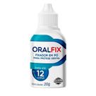 Fixador Em Pó Para Prótese Dental Oralfix Sem Sabor 20g Fixador Em Pó Para Prótese Dental Oralfix Sem Sabor 20g
