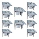 Fixador Grampo Final End Clamp Painel Solar Kit 10 Unidades