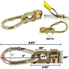FIXADOR PARA TRILHO ANCHOR TRACK ACESSORIOS Variação: 750 kgs