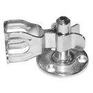 Fixador Porta Soprano Piso Zincado Cromado - Kit C/12 Pecas