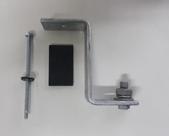 Fixador Z Estrutura Suporte p/ Telha Ondulada Zinco ou Fibrocimento c/ 8un
