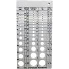 Fixadores BCP com medidor de rosca de parafuso BCP675 Metric e SAE