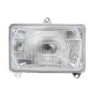FL0006 Bloco Farol Retangular Valmet Com 3 Parafuso 166X106Mm Com 02 Peças