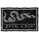 Flag Anley Black Join Or Die 90x150cm poliéster