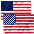 Flag Anley Fly Breeze American US, poliéster de 4 x 6 pés, pacote com 2 Flag Anley Fly Breeze American US, poliéster de 4 x 6 pés, pacote com 2