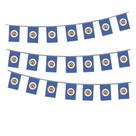 Flag Bunting Minnesota State Minnesota State Mini Bandeiras de Poliéster 14x21cm