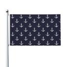 Flag Sovvin Nautical Anchors Sea Style 90x150cm ao ar livre
