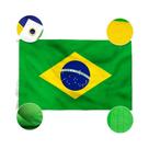 FLAGLINK 90x150 CM Imagem bordada Heavy Duty 210D Bandeiras do país nacional brasileiro mais duras
