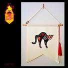 Flâmula decorativa Gato de Los Muertos Flâmula decorativa Gato de Los Muertos