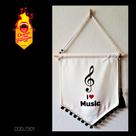 Flâmula decorativa I love music Flâmula decorativa I love music