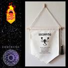 Flâmula decorativa signo Escorpião