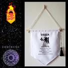 Flâmula decorativa signo Virgem