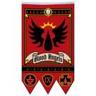 Flâmula Flag 2BUT Space Legion Swallowtail 76x127cm Blood Angels