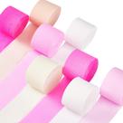 Flâmulas de papel crepom PartyWoo 8 rolos 200m para decoração