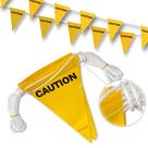 Flâmulas de plástico NACARUM OSHA 500LB Classified Flags Caution 37 pés