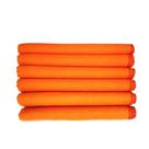 flanela laranja 38 cm x 58 cm pacote com 12 unidades
