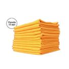 Flanela laranja pano p/ limpeza geral multiuso 12 un atacado - Abah Store