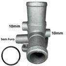 Flange Cabeçote Água 10x10xS/Furo Gol Parati Quantum Saveiro Voyage AP Flange Cabeçote Água 10x10xS/Furo Gol Parati Quantum Saveiro Voyage AP