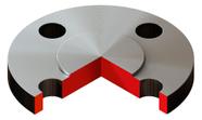 Flange cego inox 304/l ansi b16.5 classe 150 rf 1''