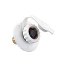 Flange de Água JR Products 12" MPT x 3/4" Branco