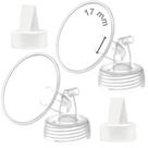 Flange de bomba de mama e válvula de bico de pato Maymom 17 mm para Spectra