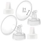 Flange de bomba de mama e válvula de bico de pato Maymom 21mm para Spectra