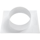 Flange de conector de duto de ventilação para sistema de ventilação de 15 cm
